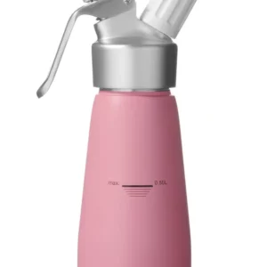 Láhev na šlehačku , HENDI, 0,5L, Pastelově růžová, ⌀80x(H)260mm