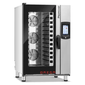 Elektrická konvekčně-parní kamna Omega 12 GN 1/1, dotykový panel, 16,1 kW, 400 V | PROFICHEF PCO211012