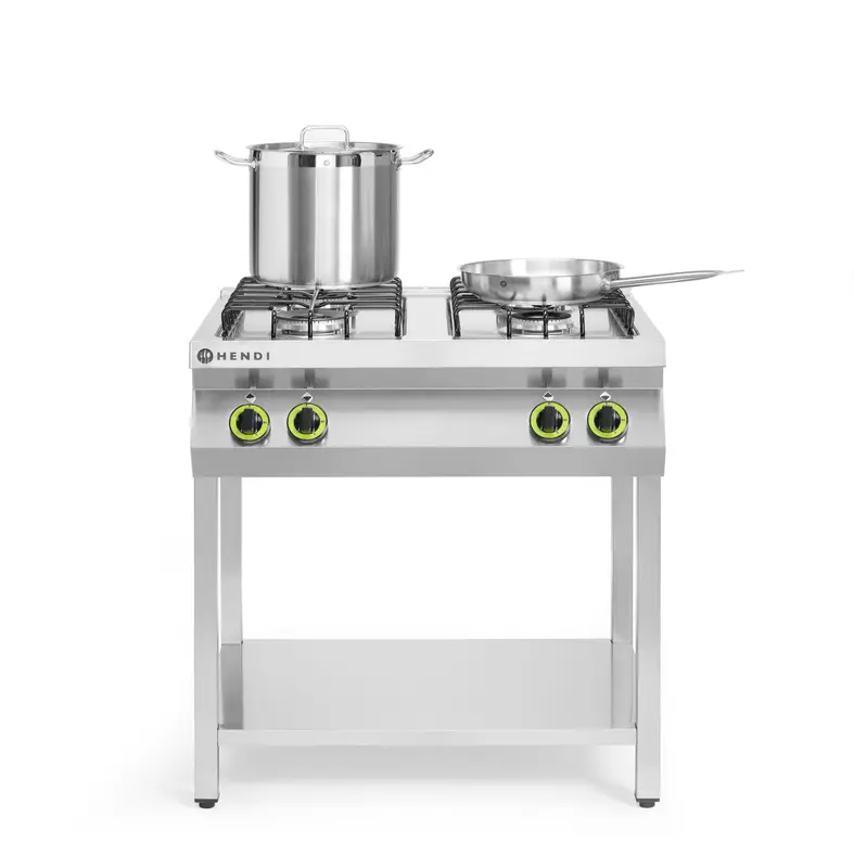 Plynový vařič se 4 hořáky na otevřeném stojanu, HENDI, Smart, 19kW, 800x700x(H)900mm - Obrázek 4