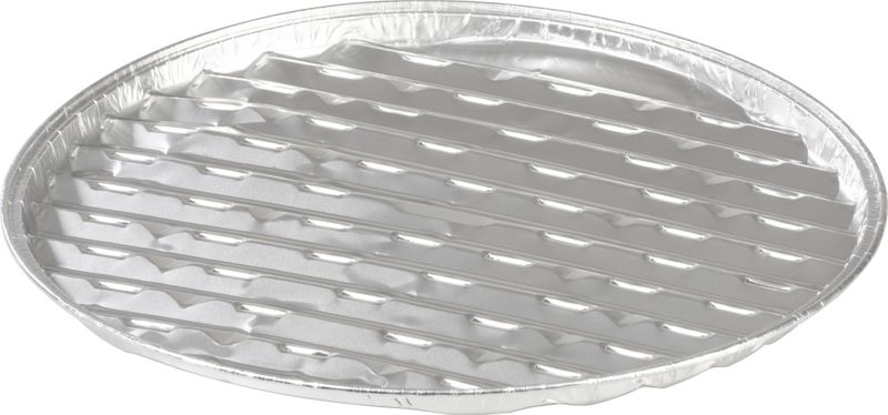 Miska MagicHome, 34x2 cm, grilovací, perforovaná, 3 ks, Alu, kulatá - Obrázek 3