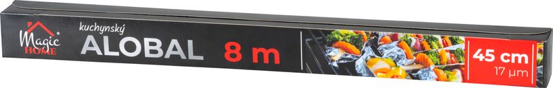 Alobal MagicHome 45 cm, L-8 m, 17 µm, hliníkový, grilovací, EXTRA STRONG - Obrázek 2