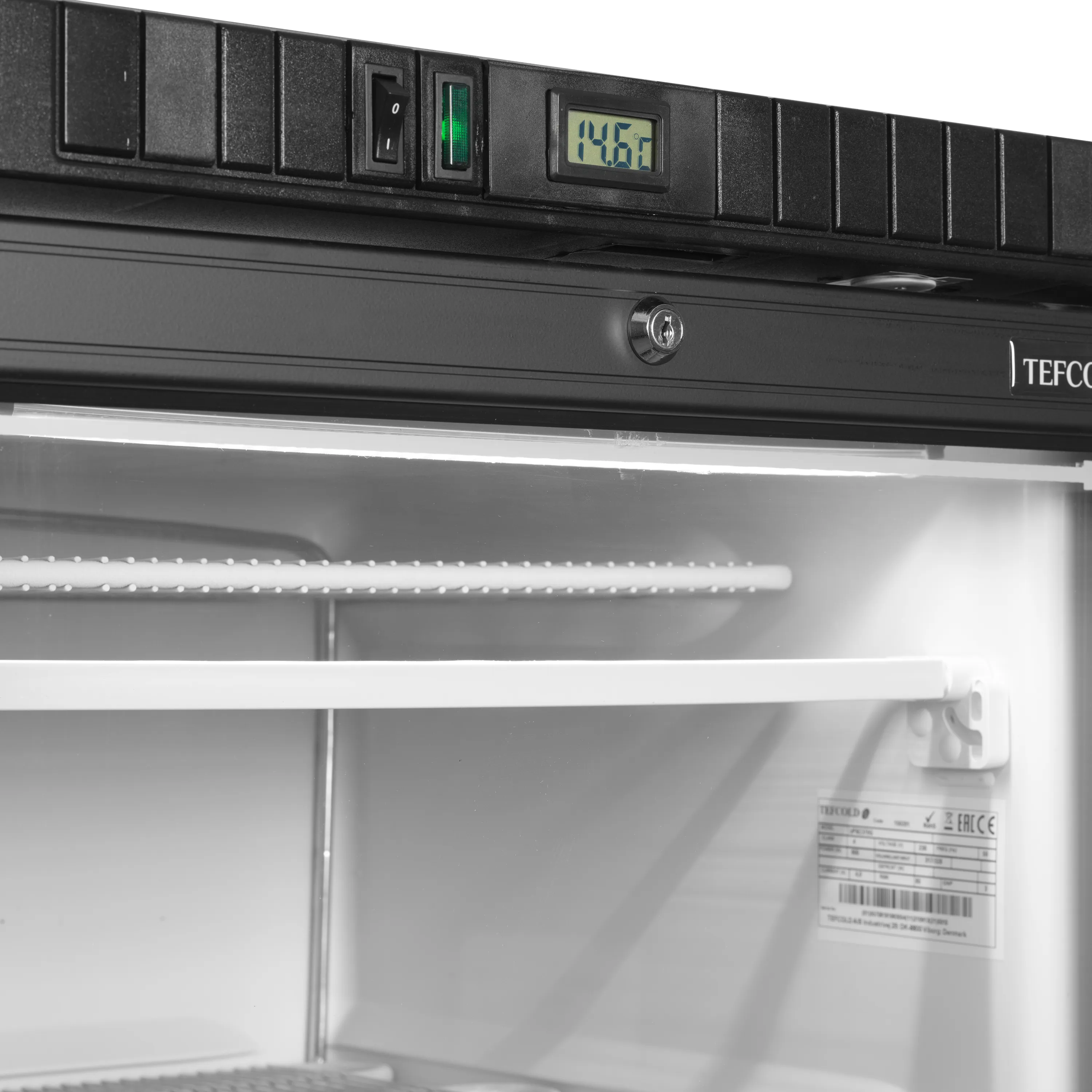 Mrazící skříň – plné dveře – 270 L – bíločerná | TEFCOLD UFSC371SD (Kopie) - Obrázek 2