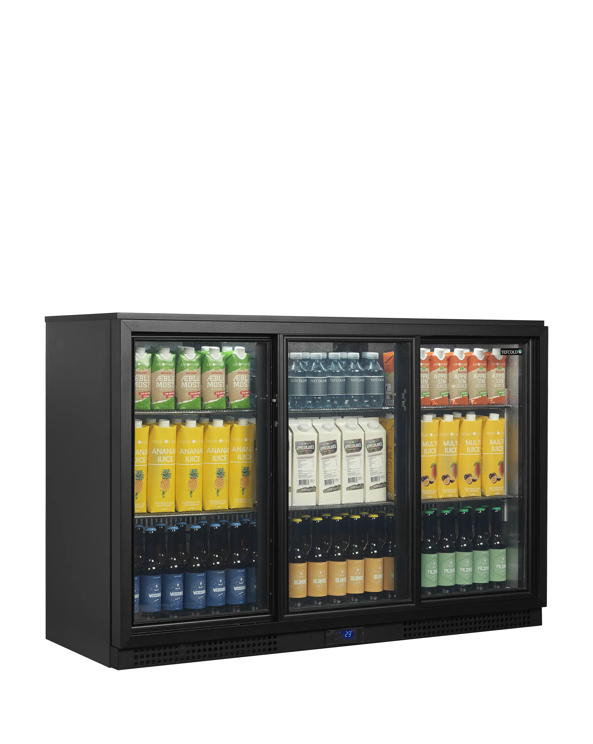 Mini chladnička – 3dveřová – 288 L – 92 kg | TEFCOLD BA31H (Kopie) - Obrázek 2