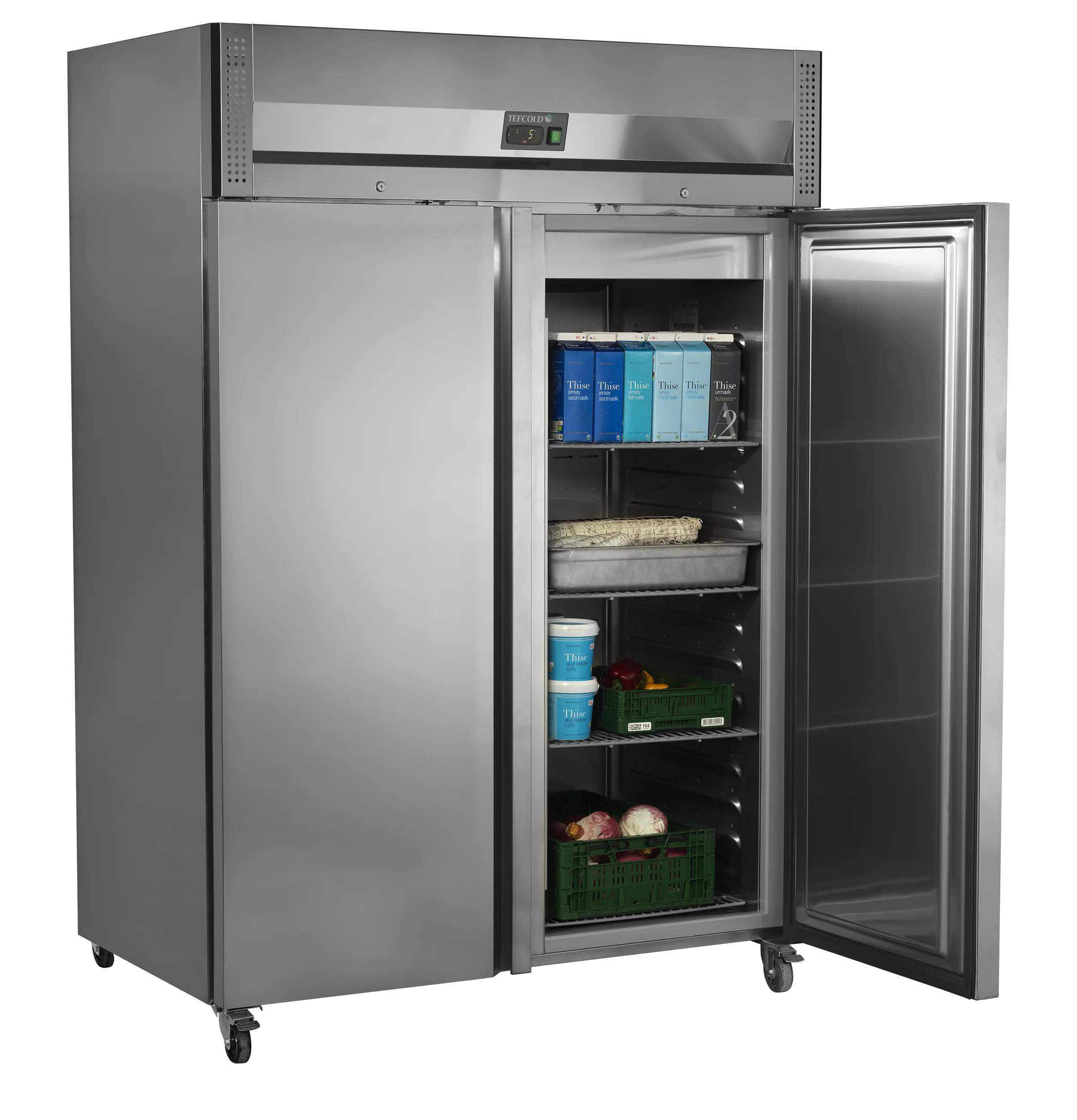 Chladiaca skriňa – plné dvere – nerezová | TEFCOLD UR 600 X1 (Kópia) - Obrázek 4