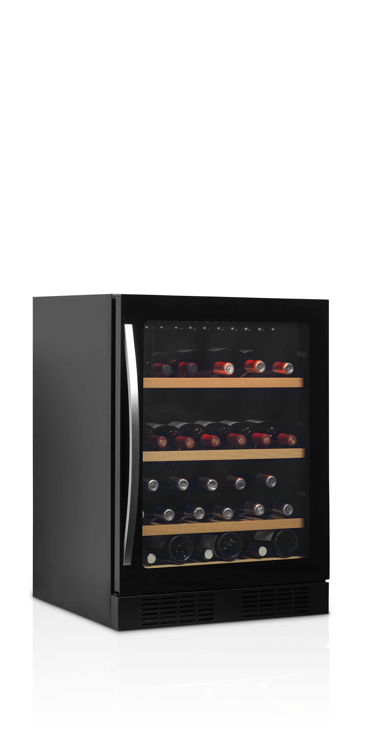 Vinotéka – 131 L/46 lahví – celočerná | TEFCOLD TFW 200-2F (Kopie)