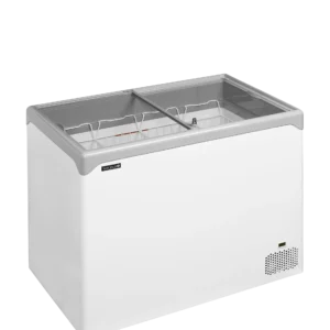 Truhlicový mrazák – prosklené oblé víko – 85 L | TEFCOLD IC101SCEB LED (Kopie)