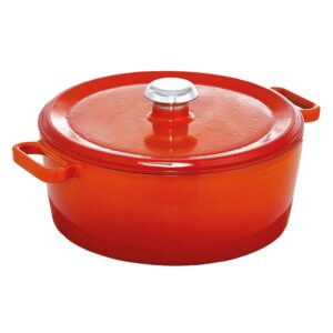 Litinová zapékací mísa - 0,35 litru - Ø 100 mm - oranžová