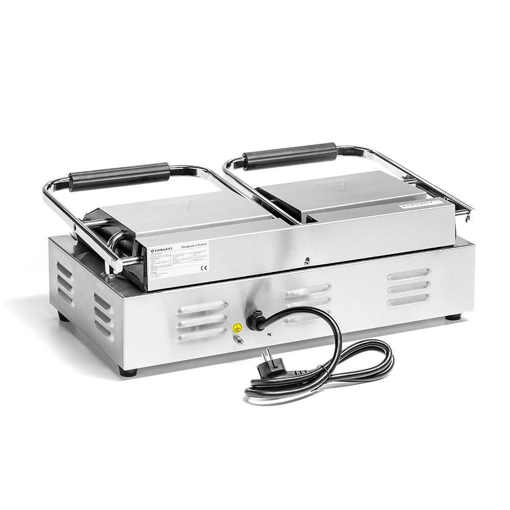 Dvojitý kontaktní gril, rýhované desky, 3.6 kW | FORGAST FG09202 - Obrázek 4