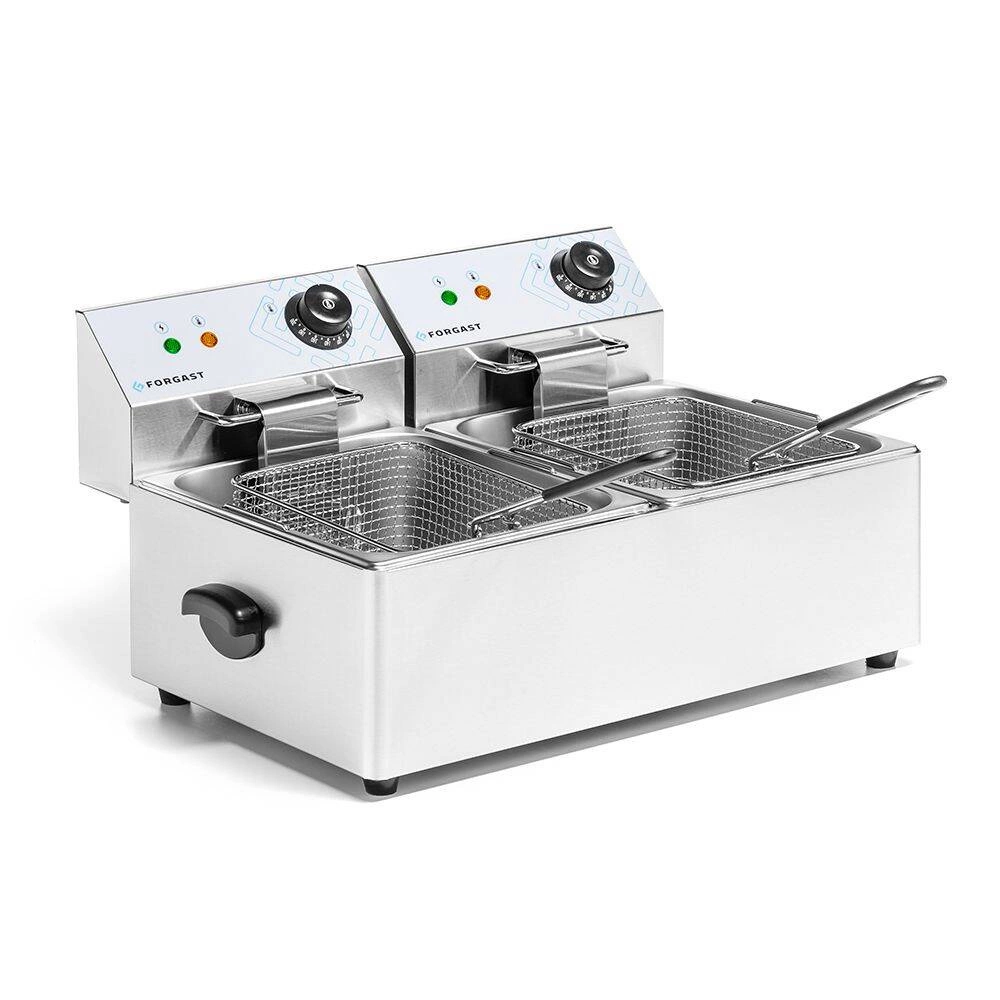 Fritéza Kitchen Line - 2x 8L, HENDI, Kitchen Line, 16L, 230V/7000W, 542x430x(H)351mm (Kopie) - Obrázek 5