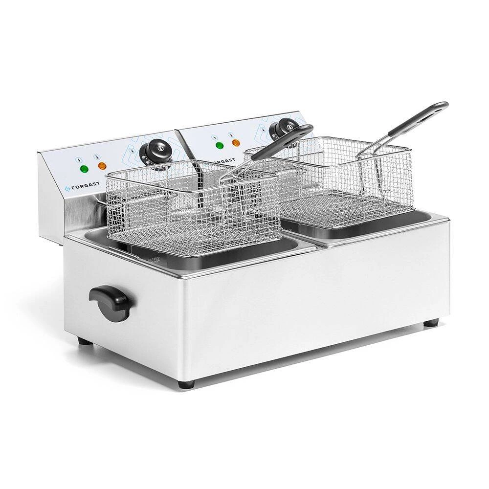 Fritéza Kitchen Line - 2x 8L, HENDI, Kitchen Line, 16L, 230V/7000W, 542x430x(H)351mm (Kopie) - Obrázek 4