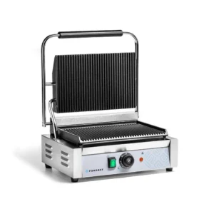 Kontaktní gril panini, vroubkované desky, 2.2 kW | FORGAST FG09201