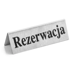 Informační tabulka Rezervace“, HENDI, Reserved, 152x44x(H)44mm (Kopie)