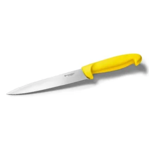 Žlutý kuchyňský nůž HACCP o délce 18 cm FORGAST FG01845