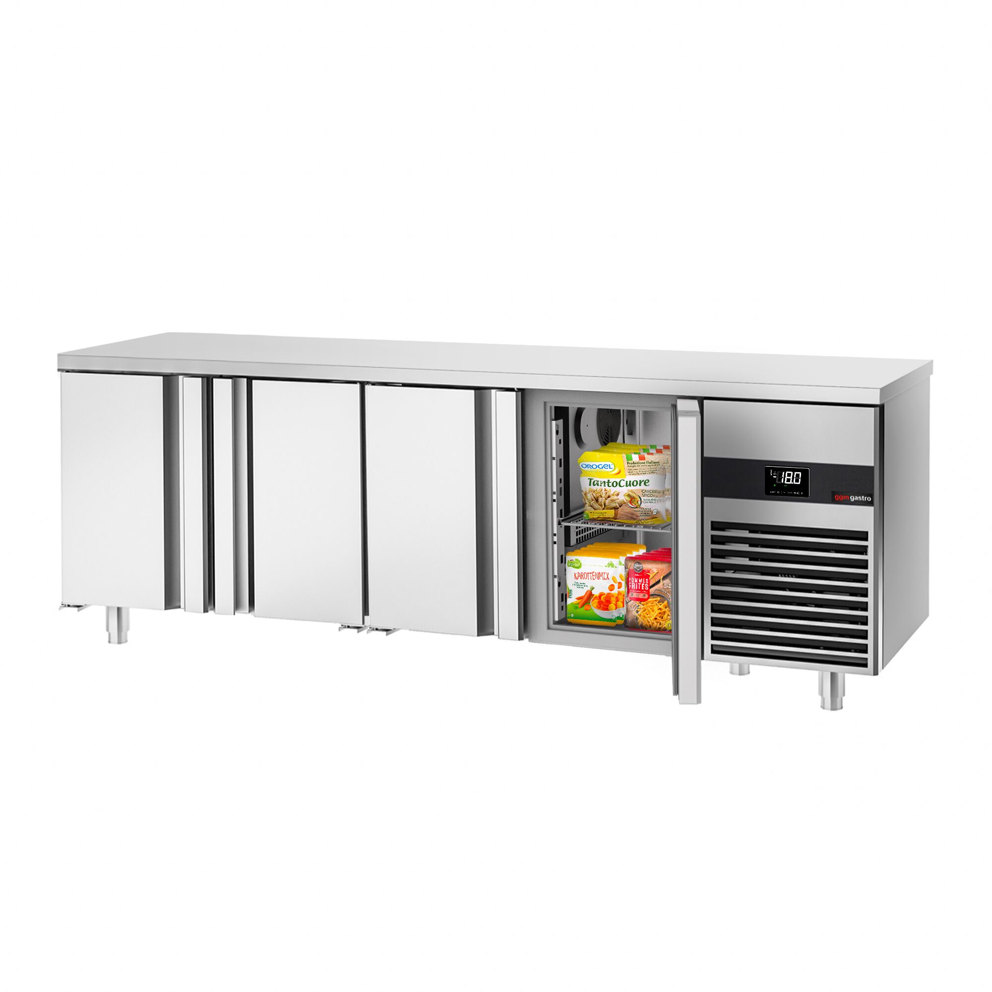 Prémiový mrazící pult – 2300 x 700 mm – se 4 dveřmi