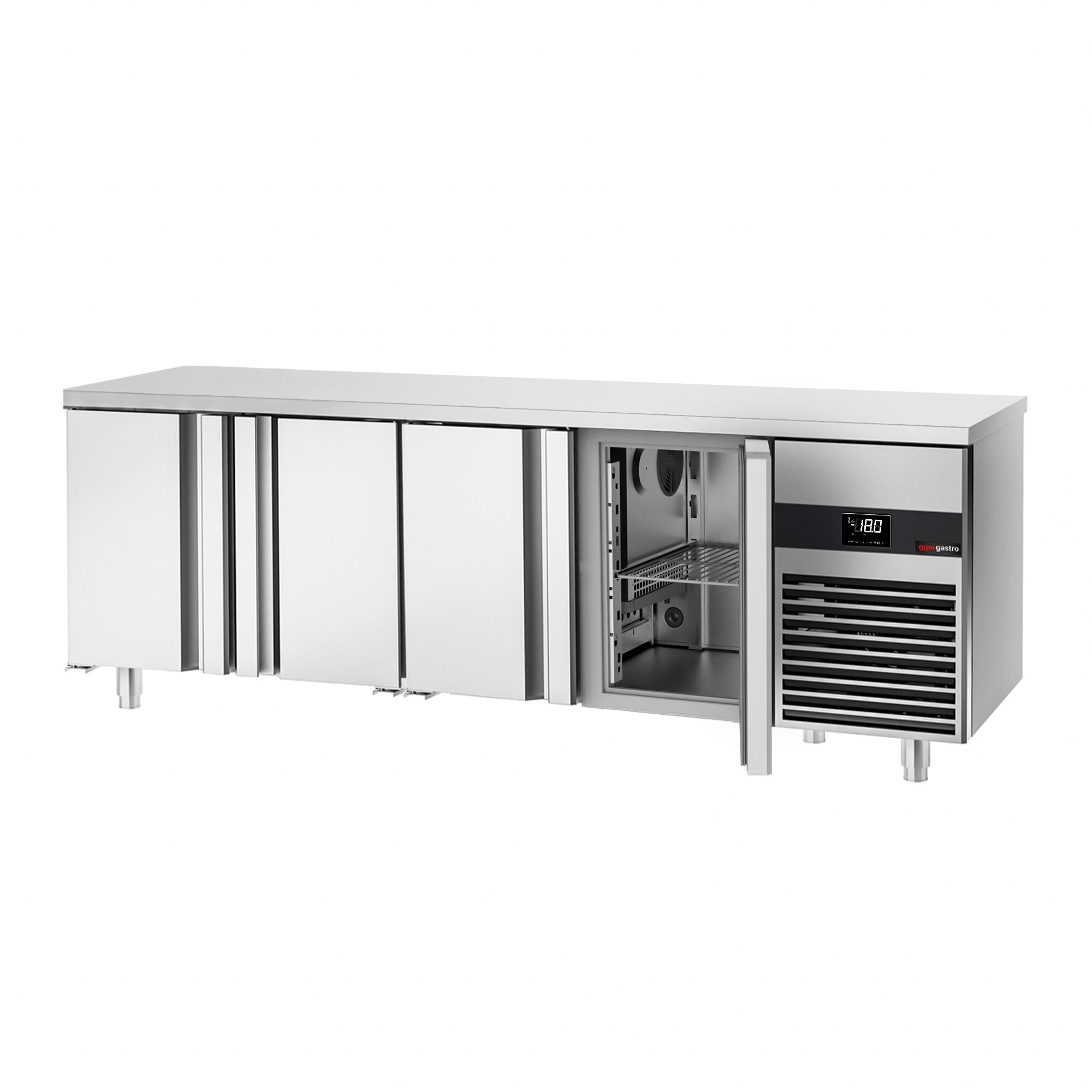 Prémiový mrazící pult – 2300 x 700 mm – se 4 dveřmi - Obrázek 4