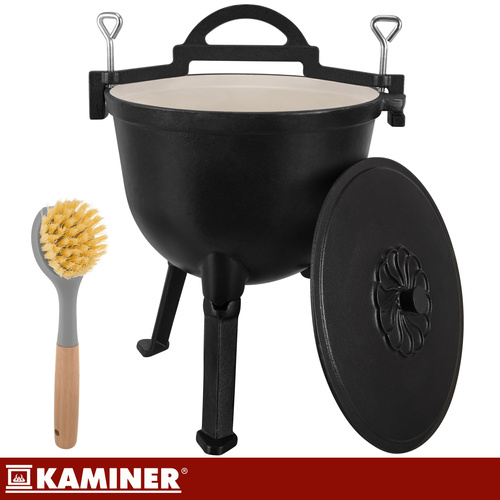 Smaltovaný litinový kotel 10l Kaminer - Obrázek 9