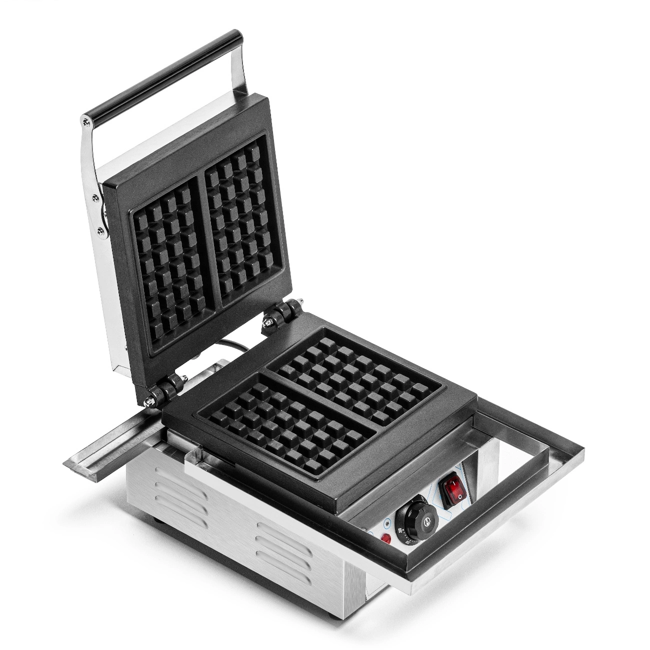 Elektrický hranatý vaflovač na 2 vafle 4x6, 1,75 kW, 230 V | FORGAST FG09713 - Obrázek 3