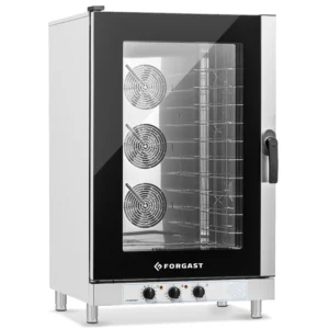 Elektrický konvektomat 10 GN 1/1 nebo 10 podnosů 60x40 cm, 15.8 kW | FORGAST FG09520