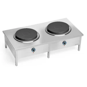 Gastronomická elektrická dvojplotna, 2x5 kW, 400 V | FORGAST FG09421