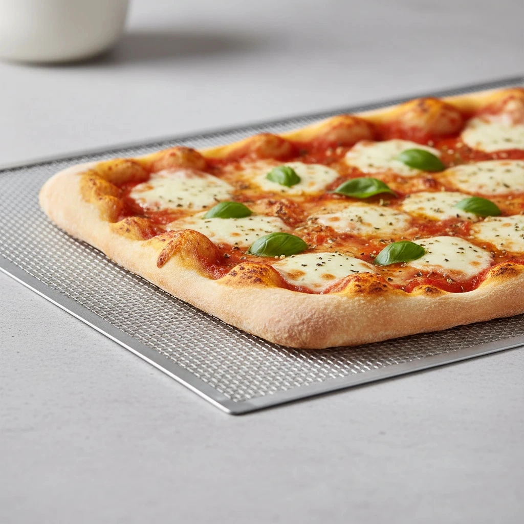 Hliníková obdélníková pizza síťka 60x40 cm | FORGAST FG02900 - Obrázek 3