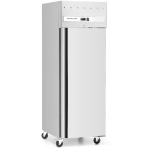 Mraznička skříň 1dveřová 600 l, z nerezavějící oceli | FORGAST FG08172