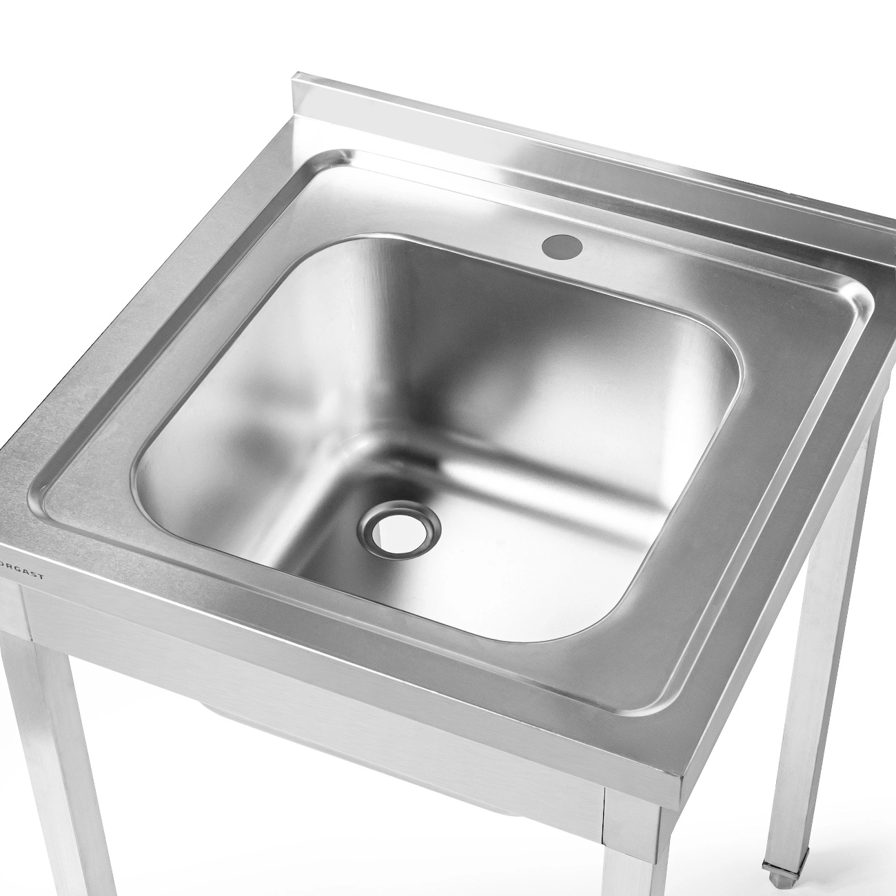 Nerezový stůl s jednokomorovým dřezem 60x60x85 se šrouby | FORGAST FG15334 - Obrázek 6