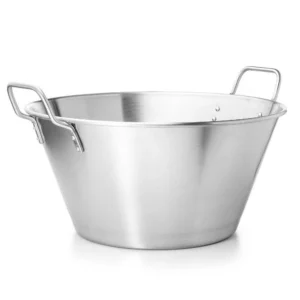 Ocelová vana s držadly o průměru 45 cm FORGAST FG02845