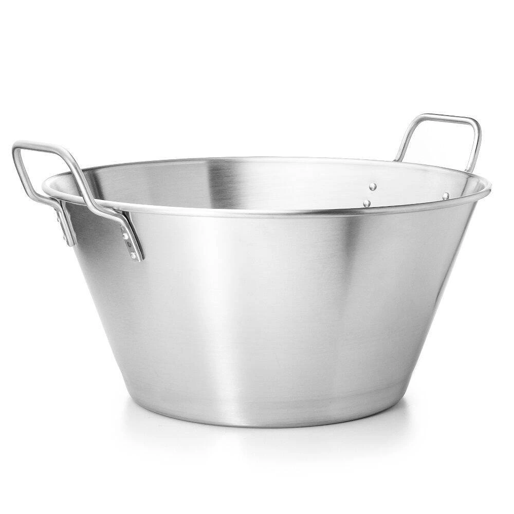 Ocelová vana s držadly o průměru 45 cm FORGAST FG02845