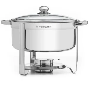 Ohřívač kulatý 7,5 l na palivo se skleněnou poklicí | FORGAST FG03275V1