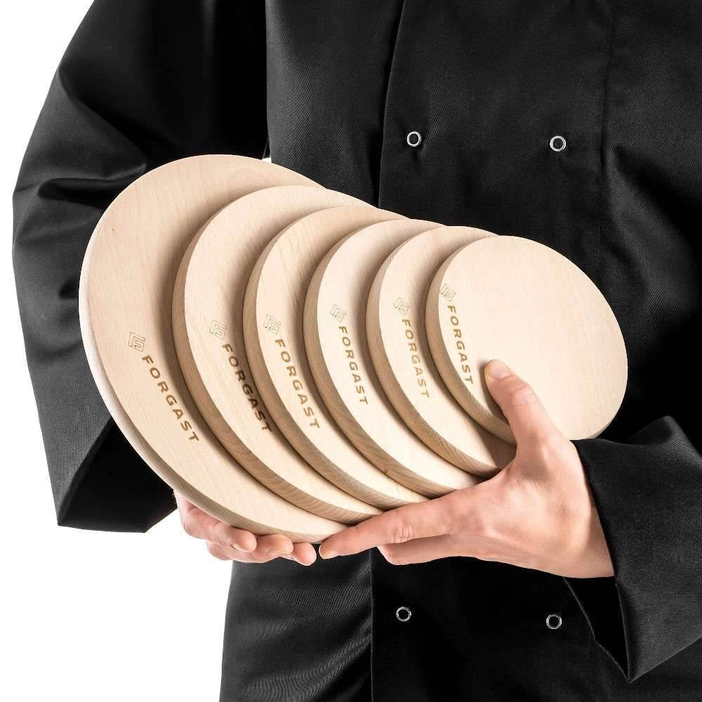 Kulatá hladká dřevěná deska 25 cm | FORGAST FG12645 - Obrázek 3