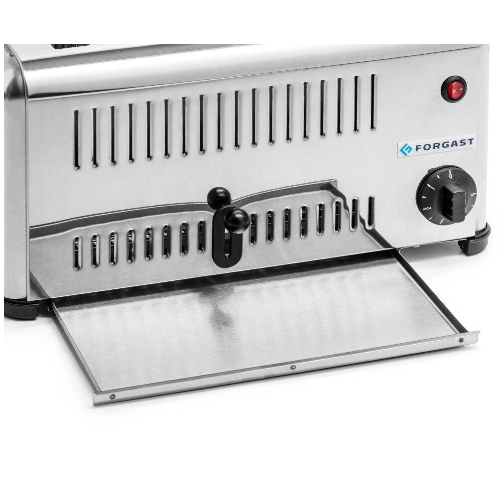 Toster 6 z nerezavějící oceli, 6 slotů, 3.24 kW | FORGAST FG09806 - Obrázek 3