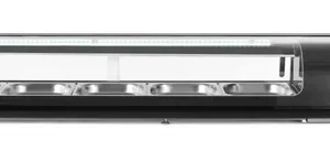 Chladící vitrína na sushi, Arktic, Kapacita: 5x GN 1/2(H)40 mm (včetně nádob)., černá, 220-240V/190W, 1800x420x(H)265mm