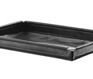 Plech na pečení pro High speed troubu, nepřilnavý, vyztužený, HENDI, Černá, 290x190x(H)30mm