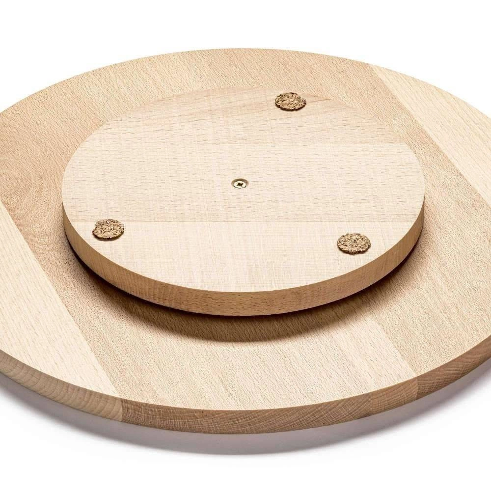 Dřevěná otočná servírovací deska 30 cm | FORGAST FG12651 - Obrázek 4