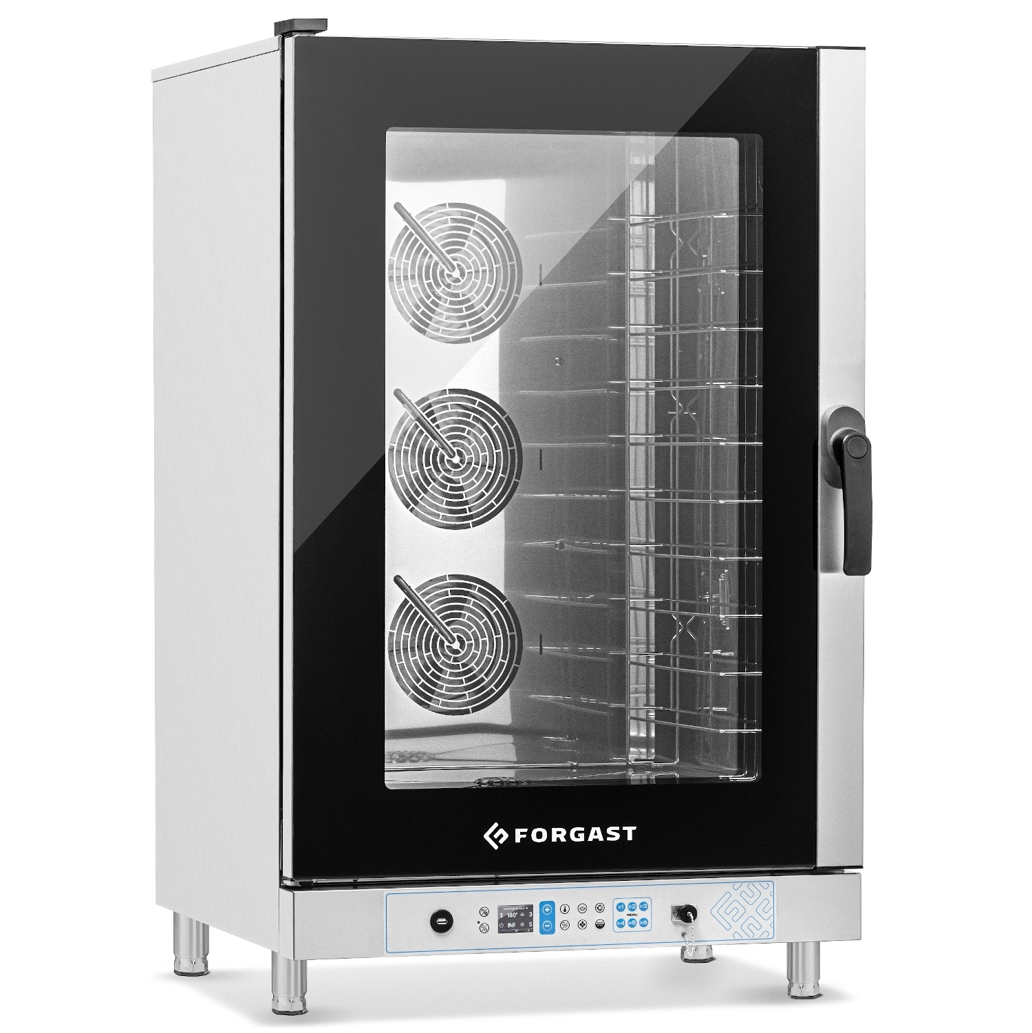 Elektrický konvektomat 10 GN 1/1 nebo 10 podnosů 60x40 cm, 15.8 kW | FORGAST FG09521