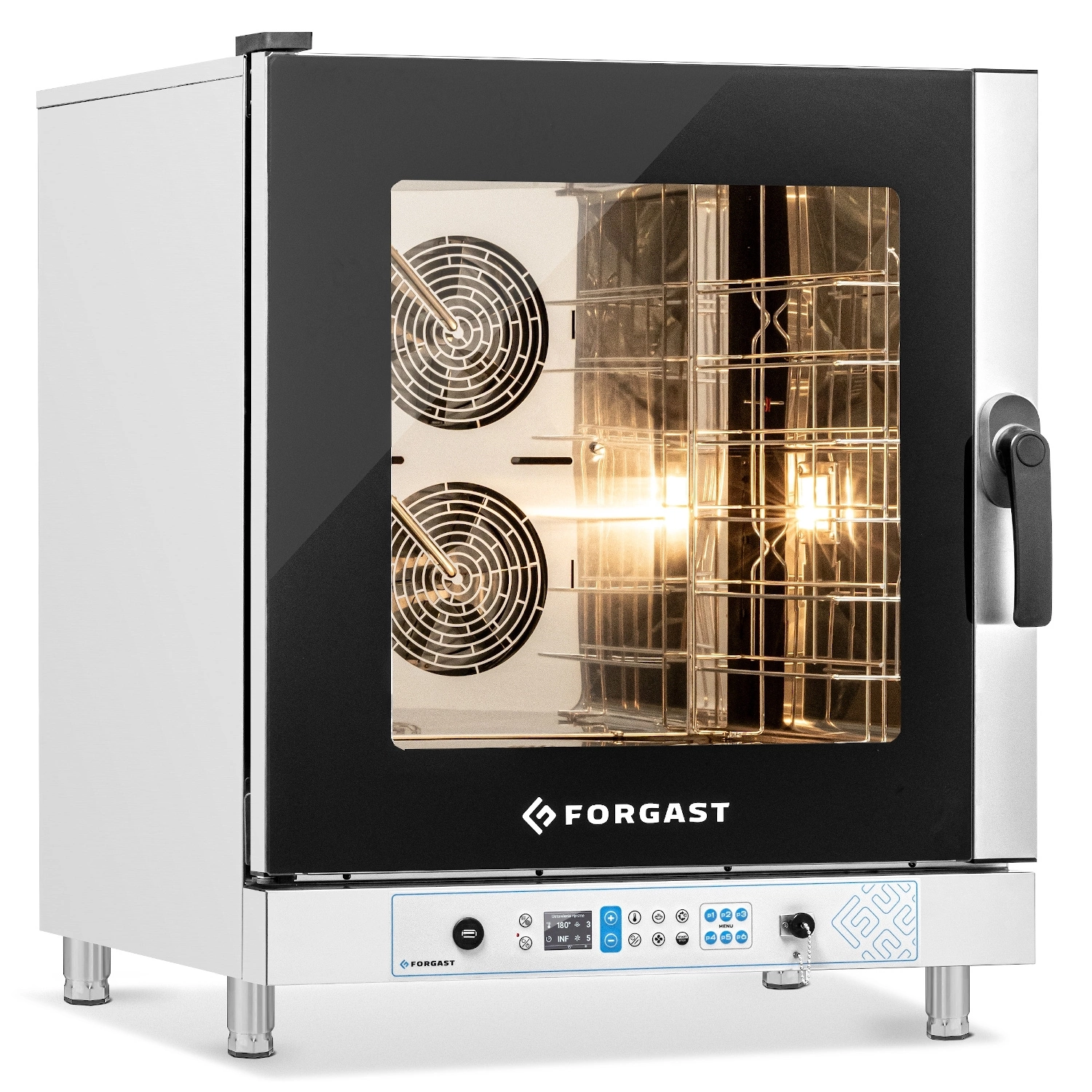 Elektrický konvektomat 6 GN 1/1 nebo 6 podnosů 60x40 cm, 10.5 kW | FORGAST FG09523 - Obrázek 3