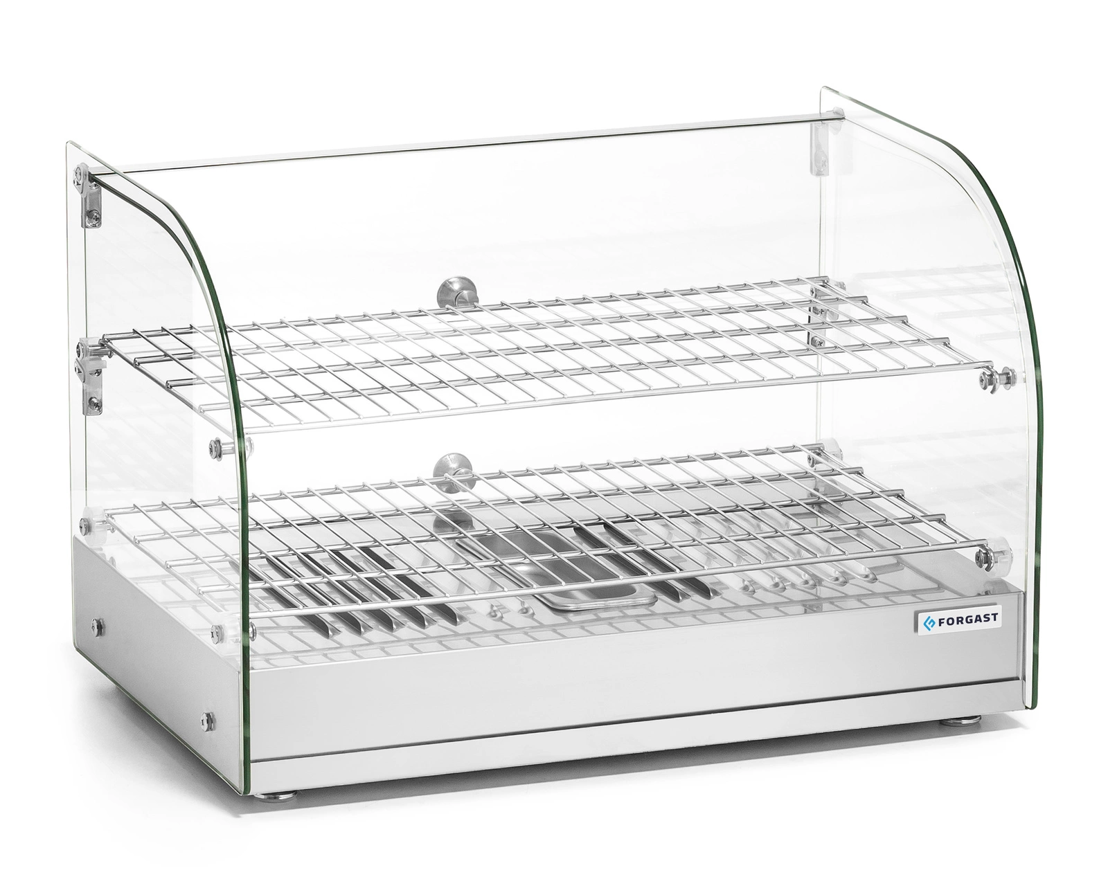 Vyhřívaná vitrína 2-úrovňová, 45 l, 0.8 kW | FORGAST FG09624