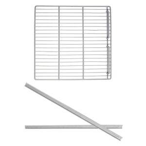 Nerezové vodící lišty – 545 mm – s plastifikovaným roštem – 530 × 550 mm – vhodné pro modely KS600ND, KS600GND, KS1200ND, KS1200GND, TS600ND, TS600GND, TS1200GND a TS12