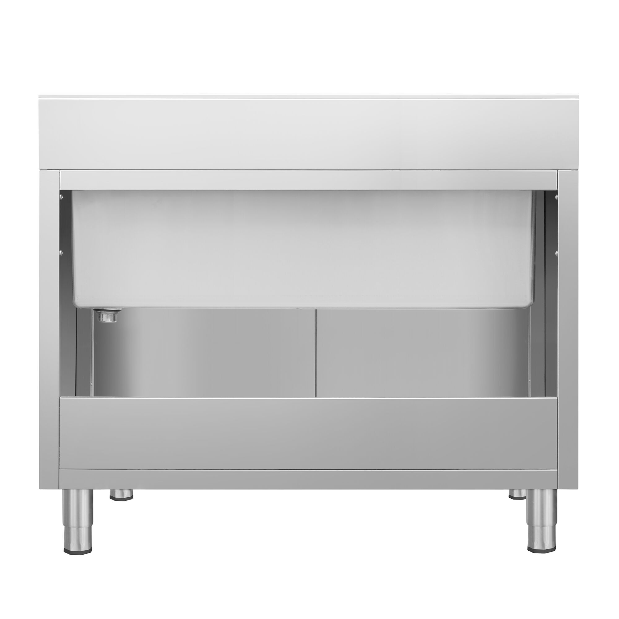 Dřezová skříňka PREMIUM - nerezavějící ocel AISI 304 - 1200x700 mm - posuvné dveře - s 1 dřezem - Obrázek 7
