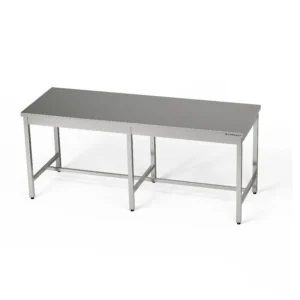 Nerezový centrální pracovní stůl 260x70x85 cm | FORGAST