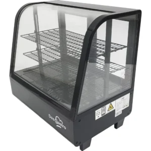 Stolní chladící vitrína - 100 litrů - černá