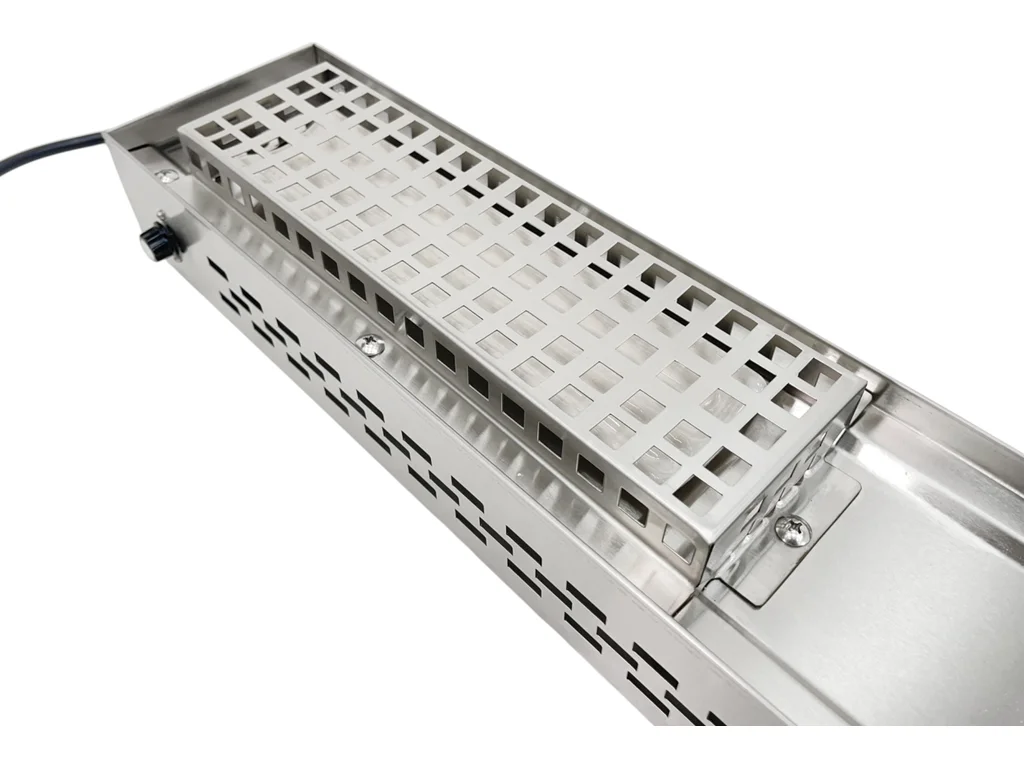 Keramický topný modul (Comber Bridge) 1,1 m, 3× zářič, 1,05 kW, s ochrannou mřížkou - Obrázek 3
