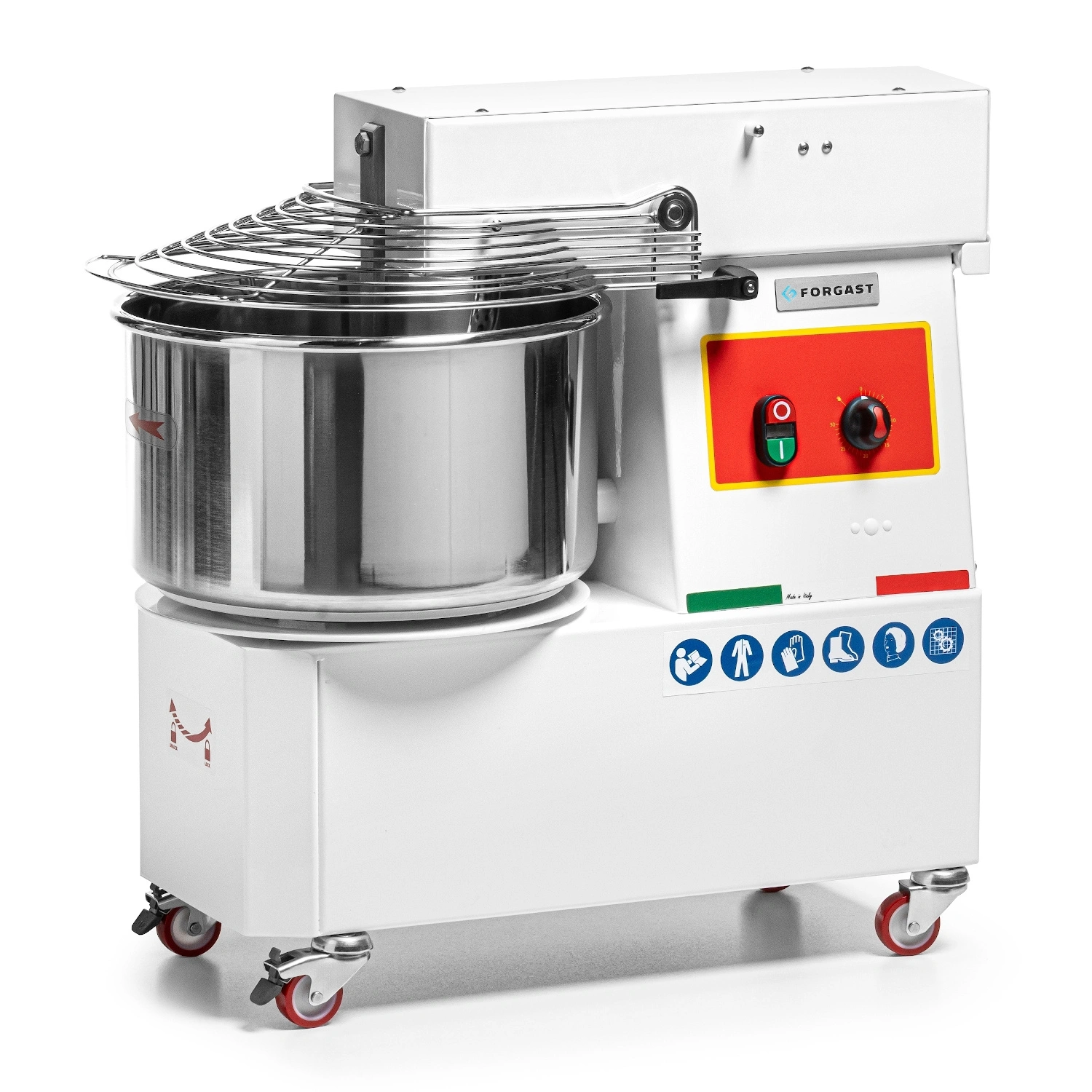 Spirálový mixér (míchač), 33 l, se zvedací hlavou, 1.1 kW, 230 V | FORGAST FG10425 - Obrázek 9