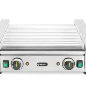 Gril na klobásy s válečky, 2 zóny, HENDI, 230V/1230W, 566x640x(H)192mm