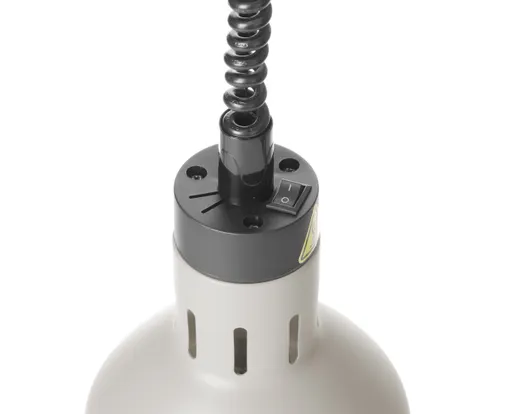 Ohřívací lampa, válcová, HENDI, Bílá, 230V/375W, ⌀175x(H)250mm - Obrázek 2