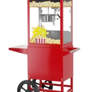 Stroj na Popcorn s vozíkem, HENDI, Červená, 230V/1155W, 940x510x(H)1553mm