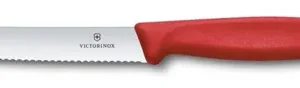 Nůž na sýr a klobásy, Victorinox, Červená, (L)219mm