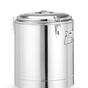 Termoska pro přepravu potravin, HENDI, Kitchen Line, 36L, Stříbrná, ⌀400x(H)500mm