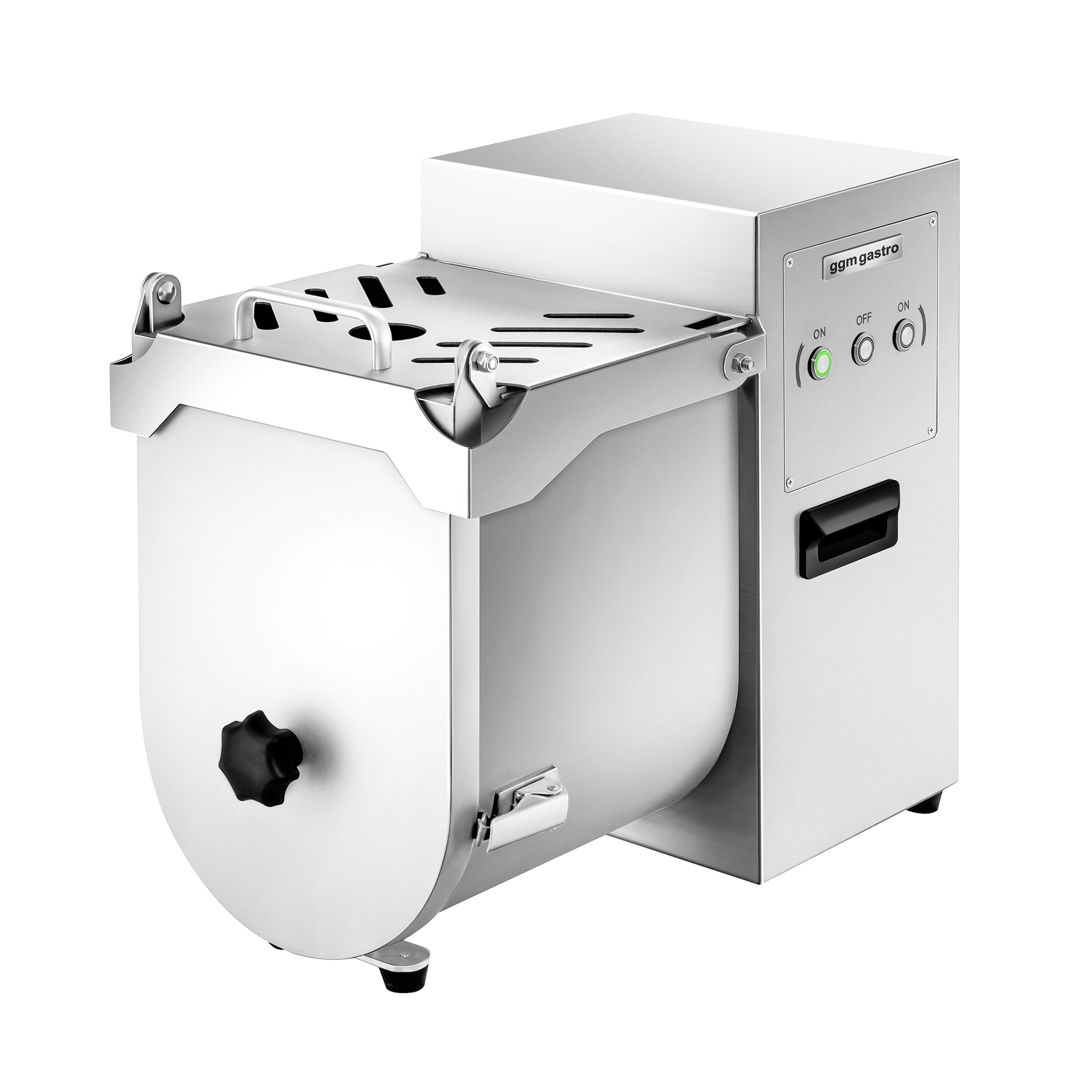 Elektrický míchač masa – 30 litrů – 20 kg – 550 W – chod vpřed a vzad.